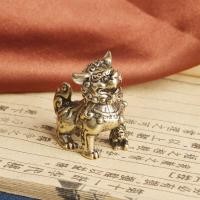 ราคา SWEET สร้างสรรค์และสร้างสรรค์ สไตล์จีนจีน มัลติฟังก์ชั่นการใช้งาน คุณภาพดีมีคุณภาพ ของเก่าแบบโบราณ ทองแดงบริสุทธิ์ งานฝีมือขนาดเล็ก การตกแต่งฮวงจุ้ย วินเทจ ชาสัตว์เลี้ยงชา เครื่องประดับรูปสิงโต รูปแกะ