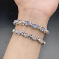 ราคา กำไลมูนสโตนสีน้ำเงินโอปอลชุบเงินทำด้วยมือจาก HP เนปาลสร้อยข้อมือตุ๊กตาเสริมโชคแฟชั่นสไตล์ย้อนยุคสำหรับสุภาพสตรี (18198311190)