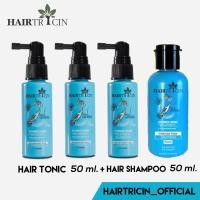 ราคา Hairtricin Hair Tonic เซรั่มบำรุงเส้นผม 50 มล 3 ขวด ฟรีแชมพู 50ml (8961949025)