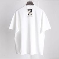 ราคา High Street JIL SANDER new loose tassel portrait patch casual short sleeved round neck T shirt (19812899654)