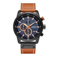 ราคา Feb Ryan curren card selling the new mens watch belt 8291 six stitches calendar waterproof (17549587650)