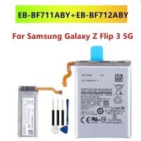 ราคา EB BF711ABY EB BF712ABY แบตเตอรี่ Samsung Galaxy Z Flip 3 5G F711 F711B SM F711B F712 ความจุแบตเตอรี่ 2370mAh 930mAh ชุดไขควงถอด สินค้าแพ็คคู่ 2ก้อน (20243801558)