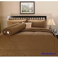 ราคา Flash Sale Premier Satin พรีเมียร์ซาติน ชุดผ้าปู ผ้านวม ขนาด 3 5 5 6ฟุต รหัสสินค้า SP11 สีพื้น โรงแรม รีสอร์ต สีน้ำตาล ไร้รอยต่อ สำหรับที่นอน 11 นิ้ว (17099096901)