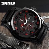 ราคา SKMEI แบรนด์แท้ ร้านไทยส่งเร็ว นาฬิกาผู้ชาย สายหนัง (17291761980)