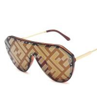 ราคา Fendi แว่นตากันแดดแฟชั่น กรอบแว่นโลหะ เนื้อแมตต์ ทรงโอเวอร์ไซซ์ สําหรับผู้ชาย ผู้หญิง (17701836874)