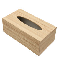 ราคา กล่องทิชชู่ กล่องไม้สำหรับใส่ทิชชู่แผ่น แบบยาว HomeDecor shop (19532629060)