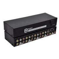 ราคา กล่องแปลงสัญญาณ AV Mt 108av 8 Port Video Audio Splitter 1 in 8 Out Av Divider Rca Splitter (20975631511)
