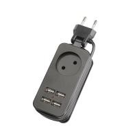 ราคา ปลั๊กไฟฟ้าปลั๊กยุโรปยาว1 5เมตรเต้าเสียบปลั๊กไฟ4ช่องเสียบไฟฟ้าอะแดปเตอร์แปลงไฟฟ้าช่องเสียบชาร์จ AC แบบพกพา (21170147628)