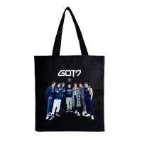 ราคา พร้อมส่ง มีเก็บเงินปลายทาง กระเป๋าผ้าแคนวาส พิมพ์ลาย GOT7 (19633675409)