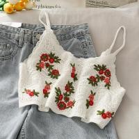 ราคา ร้านค้าไทย พร้อมส่ง เสื้อสายเดี่ยว เสื้อไหมพรมถัก เสื้อสายเดี่ยวครอป เสื้อสายเดี่ยวโครเชต์ เสื้อแฟชั่นน่ารัก (13462977186)