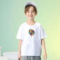 ราคา เสื้อยืดเด็กผู้หญิงเด็กผู้ชาย Kids Candy T shirt ลายอมยิ้ม ลายสกรีนน่ารักๆ 100 Cotton พร้อมส่ง (19922037290)