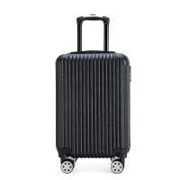 ราคา กระเป๋าเดินทางสีดำ เงิน 20 นิ้ว 8 ล้อคู่ 360 ํ POLYCARBONATE (123497487)