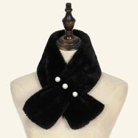 ราคา ผ้าพันคอขนกระต่ายปลอมสำหรับผู้หญิงผ้าพันคอหนาสำหรับผู้หญิงคออุ่นสีพื้นติดมุกสำหรับฤดูหนาวผ้าพันคอขนเฟอร์ (21170821167)