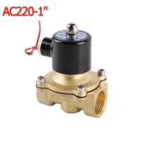 ราคา โซลินอยด์วาล์ว วาล์ว โซลินอยด์วาล์วทองเหลือง 1 2 นิ้ว 220VAC แบบปกติปิด จ่ายไฟเปิด NC (20465402599)