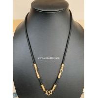 ราคา SC022 สร้อยเชือกร่ม 3 5 มิล งานทองเลเซอร์แท้ แขวนพระ 3 องค์ ยาว 26 นิ้ว สร้อยผู้ชาย สร้อยแขวนพระ สร้อยเชือกร่ม สร้อยทอง (13679686741)