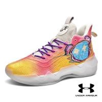 ราคา Under Armour รองเท้าสตรีรองเท้าบาสเกตบอล Fluorocarbon Plateนักเรียนสวมเทคโนโลยีป้องกันการลื่นไถลรองเท้ากีฬาผู้ชายกลางแจ้งที่มีประโยชน์ระดับมืออาชีพ (19509871721)