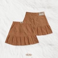 ราคา DADDY Milla Skirt กระโปรงเอวสูงจับจีบช่วงปลาย ผ้าลูกฟูก สีน้ำตาล (17290911552)