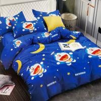 ราคา ชุดผ้าปูที่นอน ครบชุด 6 ชิ้น มีผ้านวม 6ฟุต 5ฟุต 3 5ฟุต โดเรมอน ผ้าปูที่นอนลายโดเรม่อน (17480632940)