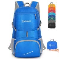 ราคา 35L กระเป๋าเป้สะพายหลังแบบพับได้น้ำหนักเบากระเป๋ากีฬากลางแจ้งกระเป๋าเป้สะพายหลังลายสะท้อนแสงกระเป๋าเดินทางเดินป่าสำหรับผู้ชายสำหรับตั้งแคมป์ปั่นจักรยาน (21171069711)