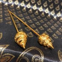 ราคา ปิ่น ปิ่นทอง ปิ่นปักผม ปิ่นลายก้นหอย (20119451512)