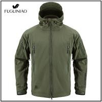 ราคา Fuguiniao เสื้อแจ็คเก็ตทหารกันน้ำเสื้อโค้ทยุทธวิธีใช้กลางแจ้งสำหรับฤดูหนาวเสื้อแจ็คเก็ตทหารบุผ้า (10729419442)