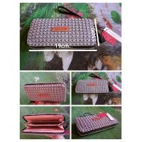 ราคา กระเป๋าถัก ใส่สตางค์ งานแฮนด์เมดถักจากเชือกร่ม (20761591723)