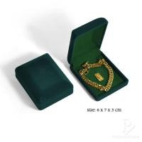ราคา กล่องกำมะหยี่สีเขียว กล่องใส่เข็มกลัด กล่องใส่เหรียญ กำมะหยี่ใส่พระกล่องใส่จี้ กล่องใส่ทอง กล่องใส่เครื่องประดับกำมะหยี่ (19195710502)