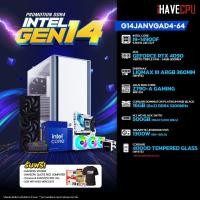 ราคา iHAVECPU คอมประกอบ G14JANVGAD4 64 INTEL I9 14900F 5 8GHz 24C 32T PNY GEFORCE RTX 4090 VERTO TRIPLE FAN 24GB GDDR6X ASUS ROG STRIX Z790 A GAMING WIFI D4 CORSAIR DOMINATOR PLATINUM RGB 32GB 8x4 DDR4 320