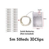 ราคา ไฟสายคลิปภาพ LED 50ดวงพร้อมตัวจับเวลาไฟประดับหมุดรูปถ่าย5ม พร้อมที่หนีบแบตเตอรี่30คลิปไฟกรอบสำหรับแขวนรูปภาพสำหรับห้องนอนวันเกิดที่ตกแต่งงานปาร์ตี้คริสต์มาสแต่งงาน (19966861541)