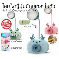 ราคา โคมไฟตั้งโต๊ะ LED พร้อมกบเหลาดินสอในตัวอ่านหนังสือก็มีไฟ อยากเหลาดินสอก็มีให้มีฟ้า สีเขียว สีชมพู 3สีสุดฮิต (20687304985)