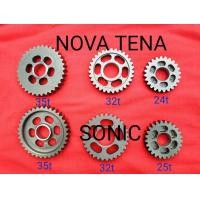 ราคา เฟืองเกียร์แต่ง sonic 125 โนวา เทน่า10 ขายแยก สินค้าพร้อมส่ง (9067859892)