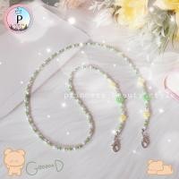 ราคา Ver 3 MASK STRAP BEADS สายคล้องแมสลูกปัดผลไม้ Handmade 3in1 คล้องแมส คล้องแว่น คล้องAirpod (20922412789)