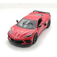 ราคา โมเดลรถเหล็ก รถโมเดล CORVETTE 2021 KINSMART ลิขสิทธิ์ แท้ สเกล 1 36 ยาว 12 5cm เปิดประตู ได้ มี ลาน (15879999581)