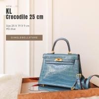 ราคา กระเป๋าหนังแฟชั่นสะพายข้าง KL 25 Crocodile (11616037887)