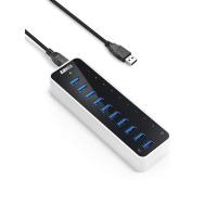 ราคา Anker Upgraded Version USB 3 0 SuperSpeed 10 Port Hub Including a BC 1 2 Charging Port with 60W 12V 5A Power Adapter VIA VL812 B2 Chipset and Updated Firmware 9081 AH231 (9685680095)