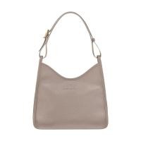 ราคา ของมาใหม่2023 100 ต้นฉบับ LONGCHAMP LE FOULONNÉ M กระเป๋าโฮโบกระเป๋าสะพายข้างสตรีกระเป๋าสะพายไหล่เป็นน้ำหนักเบาและสะดวกสบายสีกระดองดำคาราเมล หนัง (20724105679)