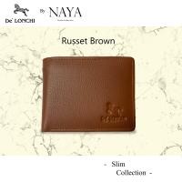 ราคา กระเป๋าสตางค์หนังวัวแท้ DeLonchi Slim Collection by NAYA หนังสั่งทำพิเศษงานผลิตในไทย เน้นความบางเรียบหรูใช้งาน กะทัดรัด (16424485343)