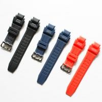 ราคา สายนาฬิกาเปลี่ยนได้ยางเหมาะสำหรับ Ga 1000 Casio G Shock GA 1100 A 1100 G 1400 GA1000สายนาฬิกาสีแดงเข้ม (18482694525)