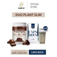 ราคา Bundle Set PUMP UP Plant Protein Isolate Dark Chocolate flavor CAPS ROCS (20511201330)