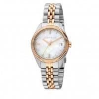 ราคา ESPRIT นาฬิกาข้อมือรุ่น Stainless Steel2 Tone Silver Rose GoldWhite MOP ES1L340M0115 (18575875800)