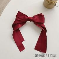 ราคา ACC สไตล์เกาหลีกำมะหยี่สีแดงขนาดใหญ่กิ๊บติดผมรูปโบว์ (8822012692)