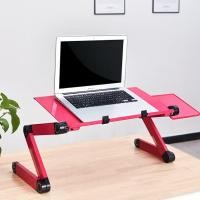 ราคา โต๊ะวางโน๊ตบุ๊ค พับเก็บได้ โต๊ะอเนกประสงค์ ปรับระดับได้ มีรูระบายอากาศพร้อมที่วางเม้าส์ พกพาสะดวก D PHONE (17353543396)