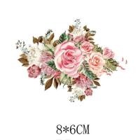 ราคา ตัวรีด สติ๊กเกอร์รีดติดผ้าดอกไม้เล็ก (16566964179)