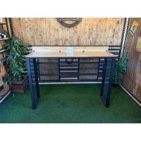 ราคา IRONSERVICE โต๊ะบาร์ มีกันตก มีปลั๊กไฟ โครงเหล็กใช้เป็นเหล็กกันสนิม ไม้แท้ เคลือบเงาใส แข็งแรง จัดส่งรวดเร็ว (21275123758)