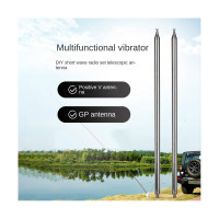 ราคา BD7IBI 5 2M Stainless Steel Whip Antenna Pull Rod for HF Radio Positive V Antenna GP Antenna DIY M10 Interface Antenna (20387294409)