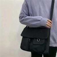 ราคา พร้อมส่ง กระเป๋าสะพายไหล่ ผ้าแคนวาส กระเป๋าสะพายข้าง วินเทจ แฟชั่น ปรับสายได้ ช่องเก็บของเยอะ (20576273460)