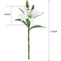 ราคา Artificial Tiger Lily Real Touch Fake Flowers For Home Weeding Party Decora For Garden Outdoor Indoor Decora Office Table Decoration Plastic Lily Fake Flowers (17842878311)
