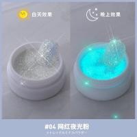 ราคา กากเพชรเรืองแสงติดเล็บ กลิตเตอร์เรืองแสงตกแต่งเล็บ เรืองแสงในที่มืด สินค้าพร้อมส่ง (19120100058)