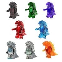 ราคา เข้ากันได้กับเลโก้อุลตร้าแมนบล็อกตัวต่อ minifigures รุ่นทองราคาถูกเด็กประกอบของเล่นของขวัญสัตว์ประหลาดก็อดซิลล่า (20604760073)