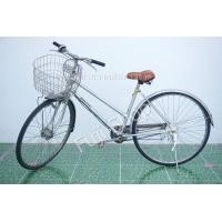ราคา จักรยานแม่บ้านญี่ปุ่น ล้อ 27 นิ้ว มีเกียร์ Bridgestone สีเงิน จักรยานมือสอง (19131120878)